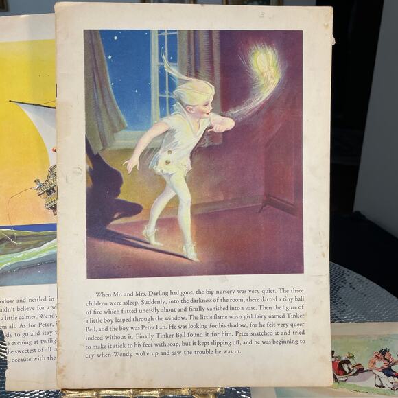 Vintage Soft Cover, The Peter Pan Story Picture Book 1934 - Picture 10 of 16